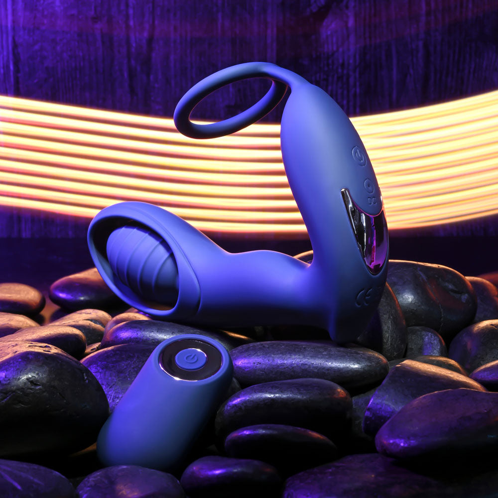 Zero Tolerance EXTRA MILE - Blue Vibrating Prostate Massager