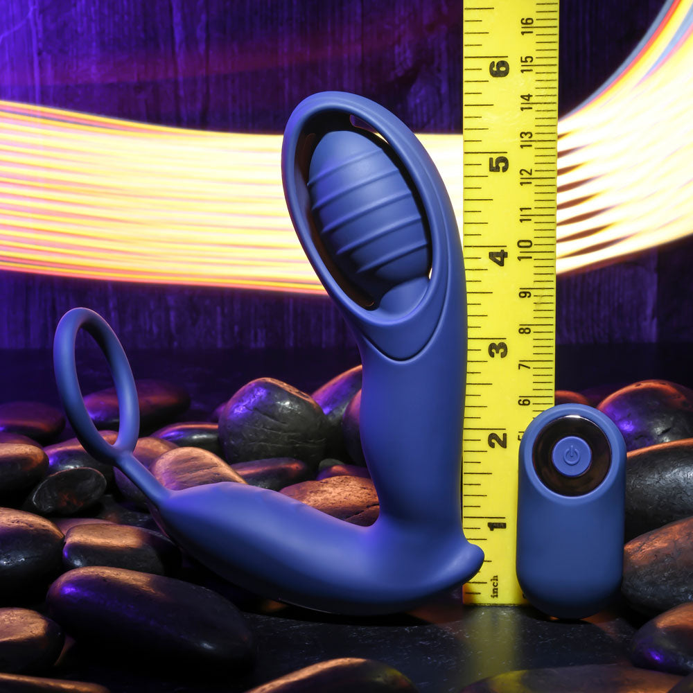 Zero Tolerance EXTRA MILE - Blue Vibrating Prostate Massager