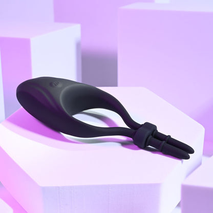 Zero Tolerance PERFECT FIT - Black Vibrating Lasso Cock Ring