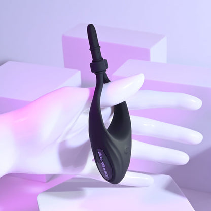 Zero Tolerance PERFECT FIT - Black Vibrating Lasso Cock Ring