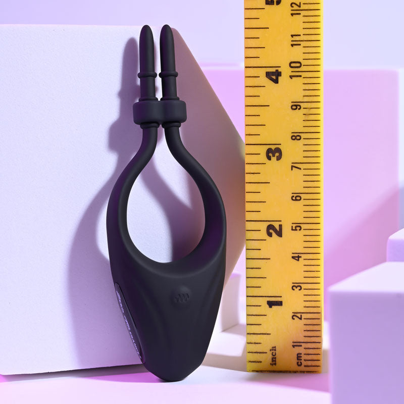 Zero Tolerance PERFECT FIT - Black Vibrating Lasso Cock Ring