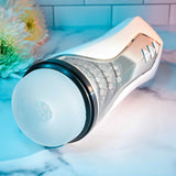 Zero Tolerance STROKING BUDDY - White USB Rechargeable Vibrating & Thrusting Stroker - Image 3