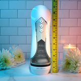 Zero Tolerance STROKING BUDDY - White USB Rechargeable Vibrating & Thrusting Stroker - Image 7