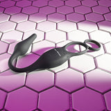 Zero Tolerance PLUG & TUG - Black USB Rechargeable Vibrating Cock Ring with Anal Plug - Image 4