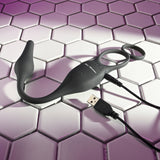 Zero Tolerance PLUG & TUG - Black USB Rechargeable Vibrating Cock Ring with Anal Plug - Image 8