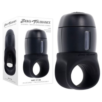Zero Tolerance WET IT BE - Black Vibrating and Self Lubricating