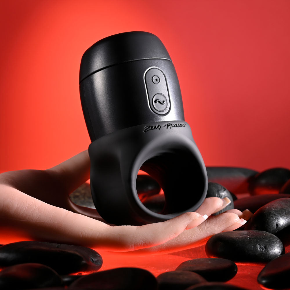 Zero Tolerance WET IT BE - Black Vibrating and Self Lubricating