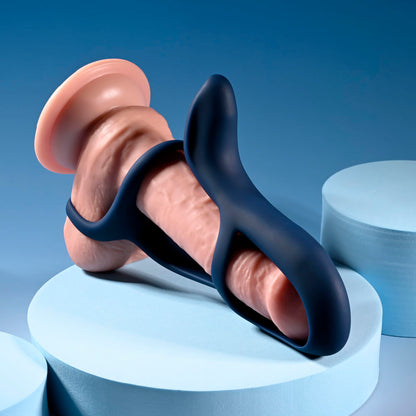 Zero Tolerance BIG TIME - Navy Blue Vibrating Penis Sleeve
