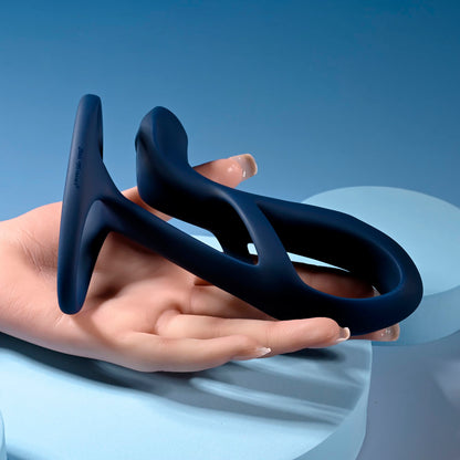 Zero Tolerance BIG TIME - Navy Blue Vibrating Penis Sleeve