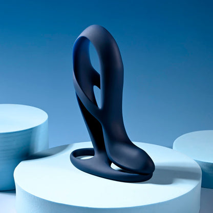 Zero Tolerance BIG TIME - Navy Blue Vibrating Penis Sleeve