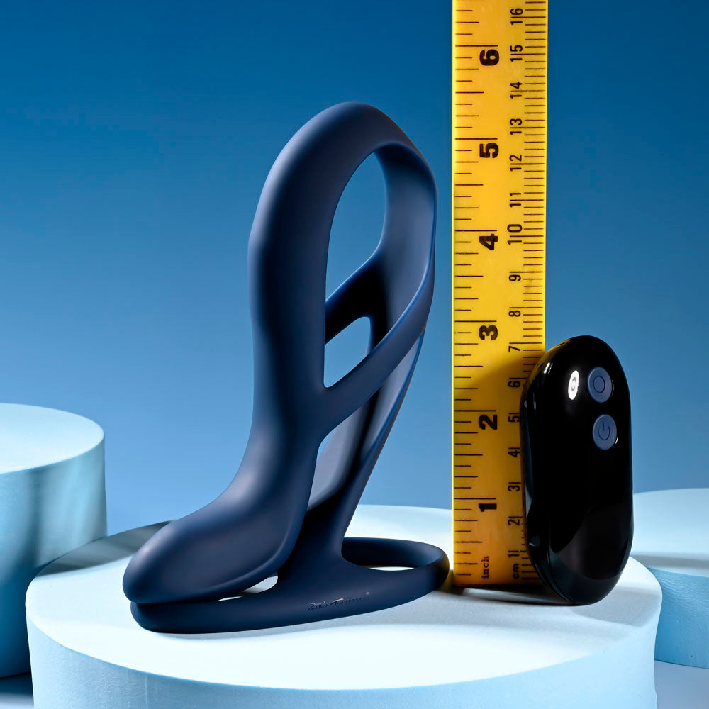 Zero Tolerance BIG TIME - Navy Blue Vibrating Penis Sleeve