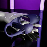 Zero Tolerance TIP TO TAIL - Blue USB Rechargeable Vibrating Butt Plug with Vibrating Cock Ring - Image 2