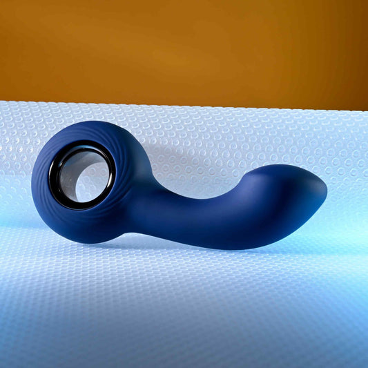 Zero Tolerance THE REACH - Blue 13.8 cm Vibrating Anal Plug