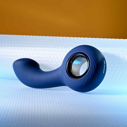Zero Tolerance THE REACH - Blue 13.8 cm Vibrating Anal Plug