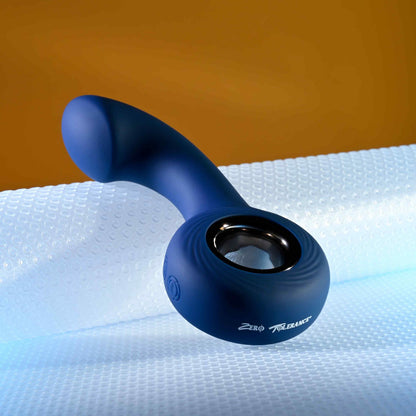 Zero Tolerance THE REACH - Blue 13.8 cm Vibrating Anal Plug
