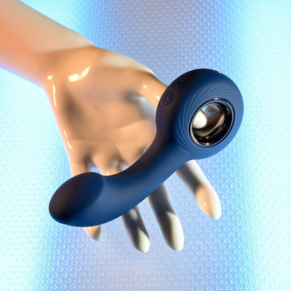 Zero Tolerance THE REACH - Blue 13.8 cm Vibrating Anal Plug