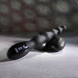 Zero Tolerance BACKDOOR BATON - Black 24 cm USB Rechargeable Vibrating Anal Beads - Image 5