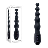 Zero Tolerance BACKDOOR BATON - Black 24 cm USB Rechargeable Vibrating Anal Beads - Image 1