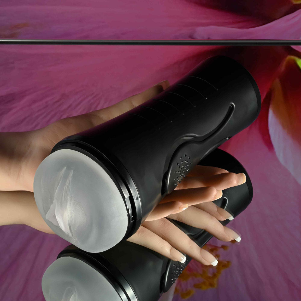 Zero Tolerance HOLD TIGHT - Clear Vibrating Vagina Stroker