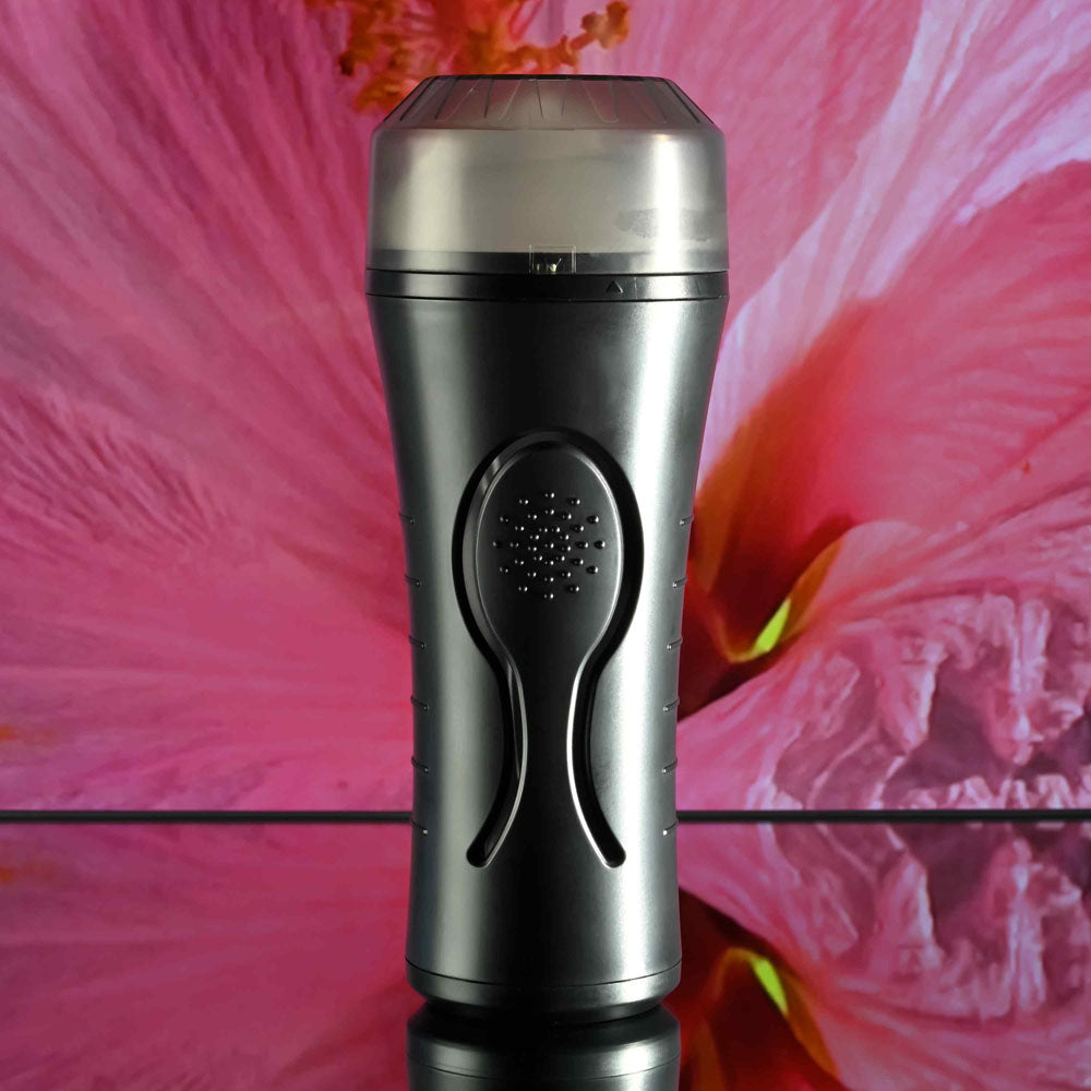 Zero Tolerance HOLD TIGHT - Clear Vibrating Vagina Stroker