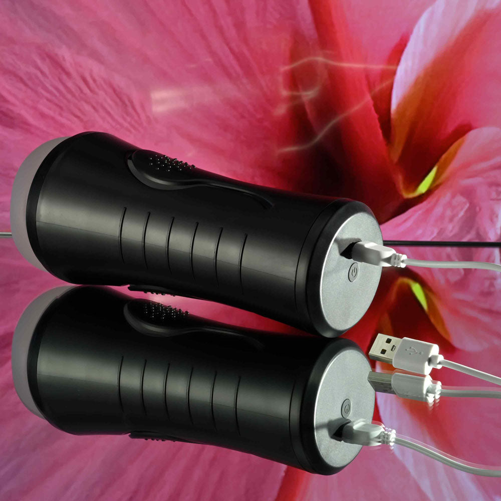 Zero Tolerance HOLD TIGHT - Clear Vibrating Vagina Stroker