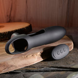 Zero Tolerance NAUTILUS - Black USB Rechargeable Vibrating Penis Extender Sleeve - Image 4