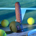 Zero Tolerance NUTTY BUDDY - Olive Green USB Rechargeable Vibrating Cock & Balls Ring