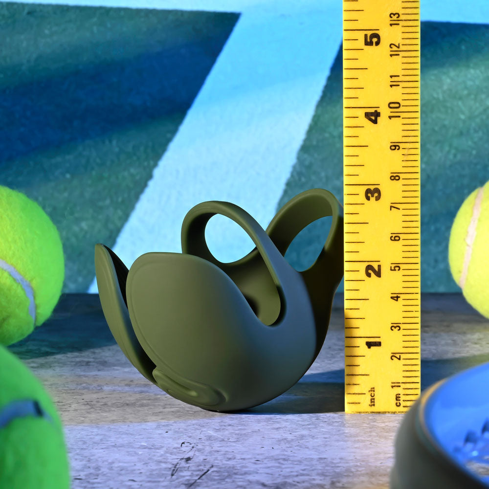 Zero Tolerance NUTTY BUDDY - Olive Green Vibrating Cock & Balls Ring