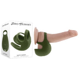 Zero Tolerance NUTTY BUDDY - Olive Green USB Rechargeable Vibrating Cock & Balls Ring - Image 1