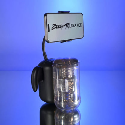 Zero Tolerance HOLD ME TIGHT - Black Vibrating Auto Stroker