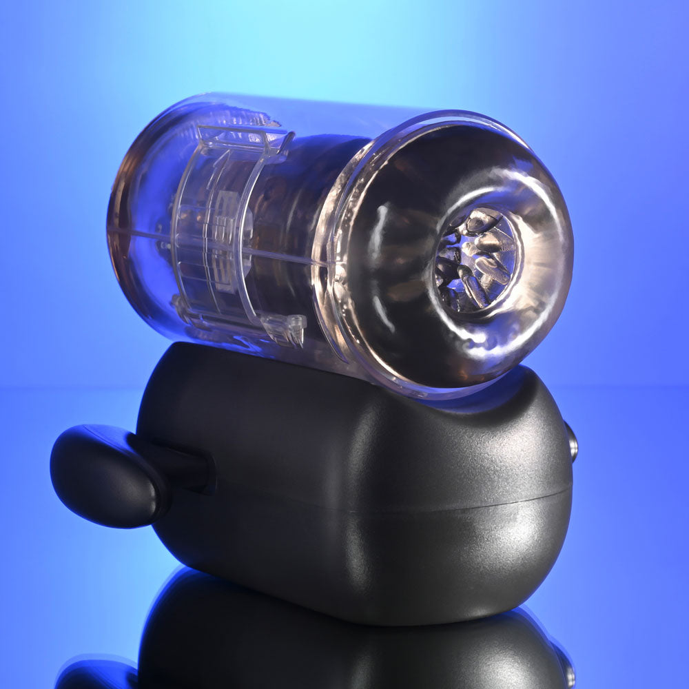 Zero Tolerance HOLD ME TIGHT - Black Vibrating Auto Stroker