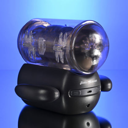Zero Tolerance HOLD ME TIGHT - Black Vibrating Auto Stroker