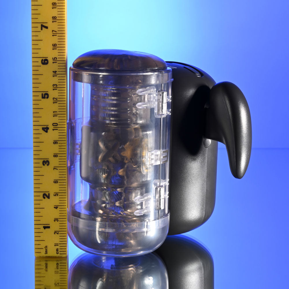 Zero Tolerance HOLD ME TIGHT - Black Vibrating Auto Stroker
