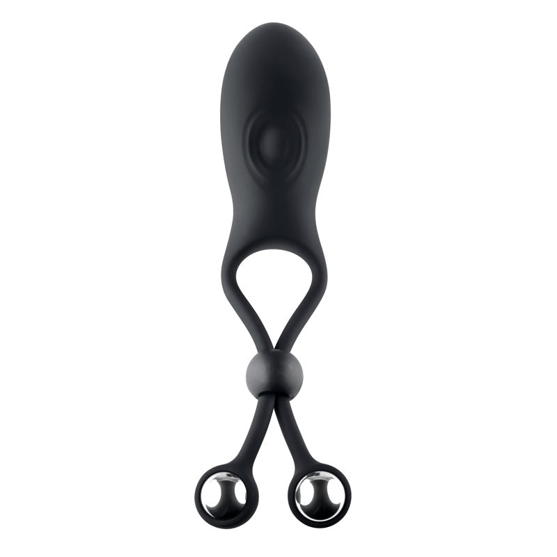 Zero Tolerance THE BIG BANG - Black Vibrating Lasso Cock Ring