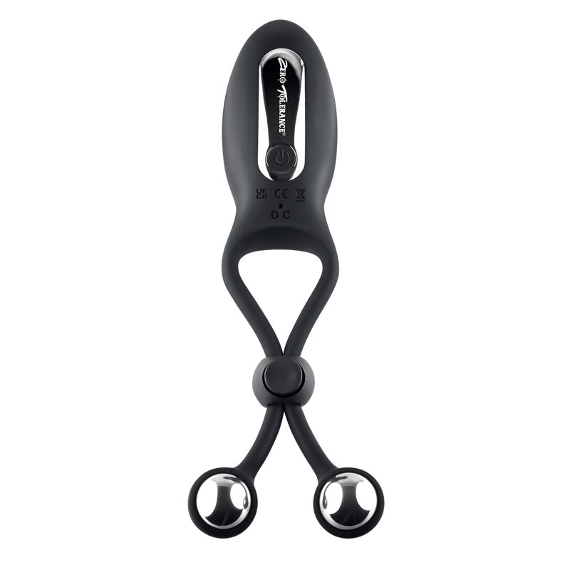 Zero Tolerance THE BIG BANG - Black Vibrating Lasso Cock Ring