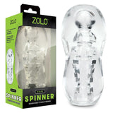 Zolo Gripz - Spinner - Clear Stroker Sleeve - Image 1