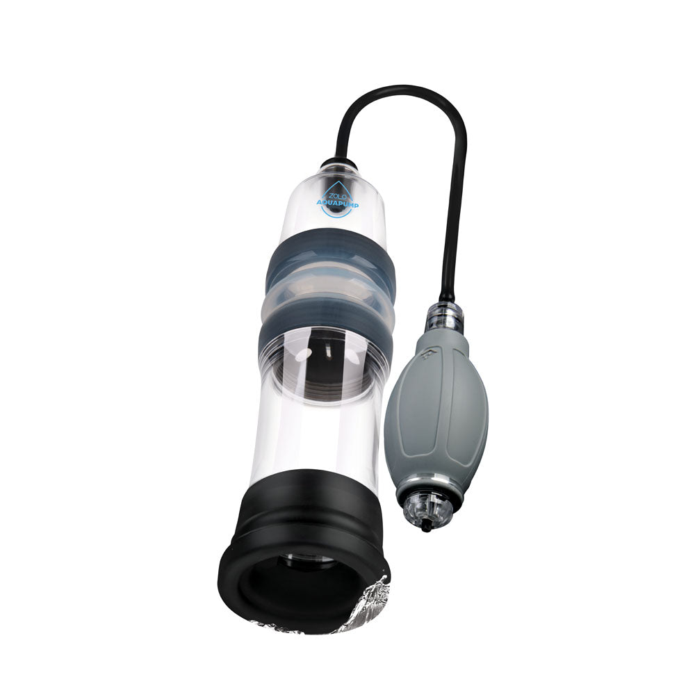 Zolo Aquapump Penis Pump - Compact Clear Water Design for Enhanced