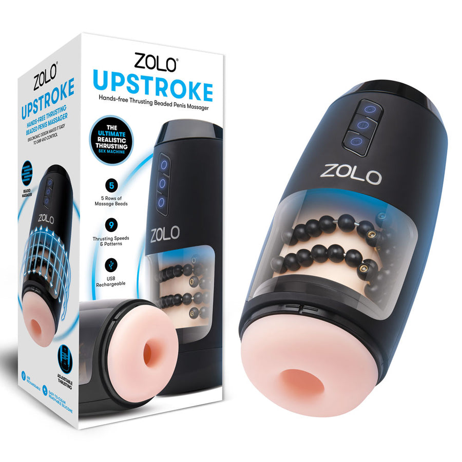 Zolo Upstroke - Flesh USB Rechargeable Auto Thrusting Masturbator