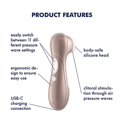 Satisfyer Pro 2 - Touch-Free USB-Rechargeable Clitoral Stimulator